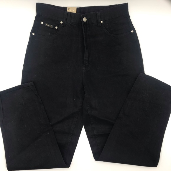 BRAM’S PARIS| Mom Jean in Blk (Workwear jean) NWT - Picture 3 of 13